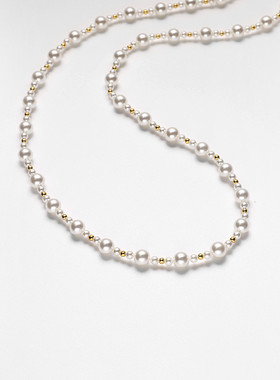 4-8点位施家珍珠人造培育珠项链