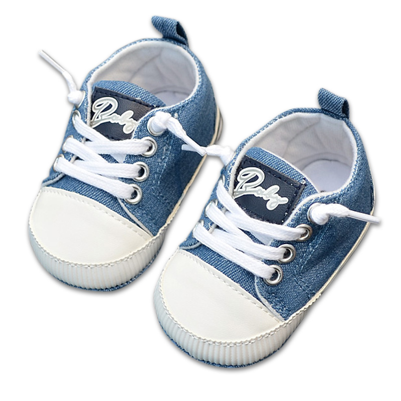 春秋季宝宝鞋子0-1岁婴儿鞋软底防滑学步鞋透气婴幼儿帆布鞋不掉