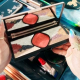 Косметический комплект, кушон, рассыпчатая пудра, помада, румяна, кисть, база под макияж, подарочная коробка, полный комплект, подарок на день рождения