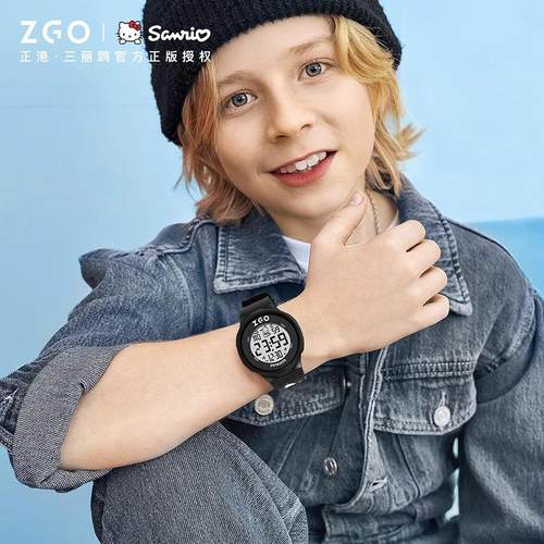 正港ZGOx帕恰狗儿童手表男款初中小学生男孩男童防水运动电子手表 - 图2