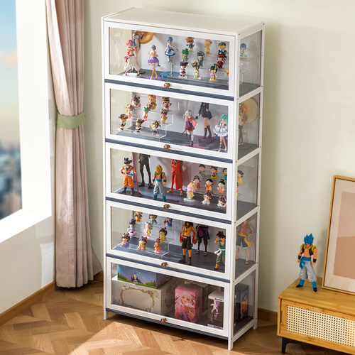 亚克力手办展示柜家用模型积木手办收纳盒模型柜盲盒收纳手办柜子 - 图0