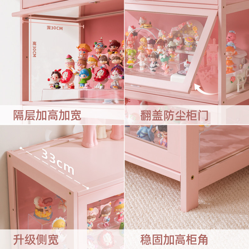 手办柜家用展示柜亚克力展示架模型陈列柜摆件积木置物架透明防尘,淘宝优惠券,粉丝福利购,淘宝优惠卷