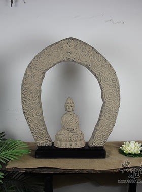 禅意风摆件文化商务礼品祠堂佛像