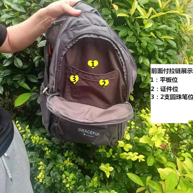 Wei Bao travel to school backpack polyester simple backpack