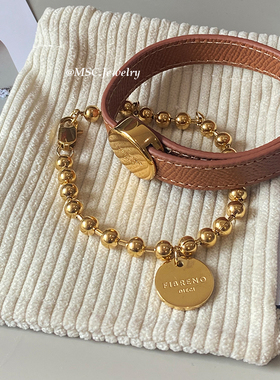 博主手链钛钢保色欧美轻奢女