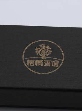 书签黑色礼盒钢笔礼长方形工艺