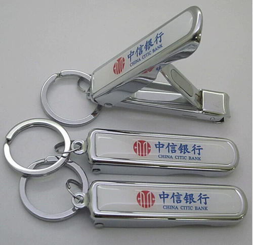 Портативные маникюрные кусачки, легкий и тонкий брелок для ногтей, делается под заказ, с печатью вашего логотипа, подарок на день рождения