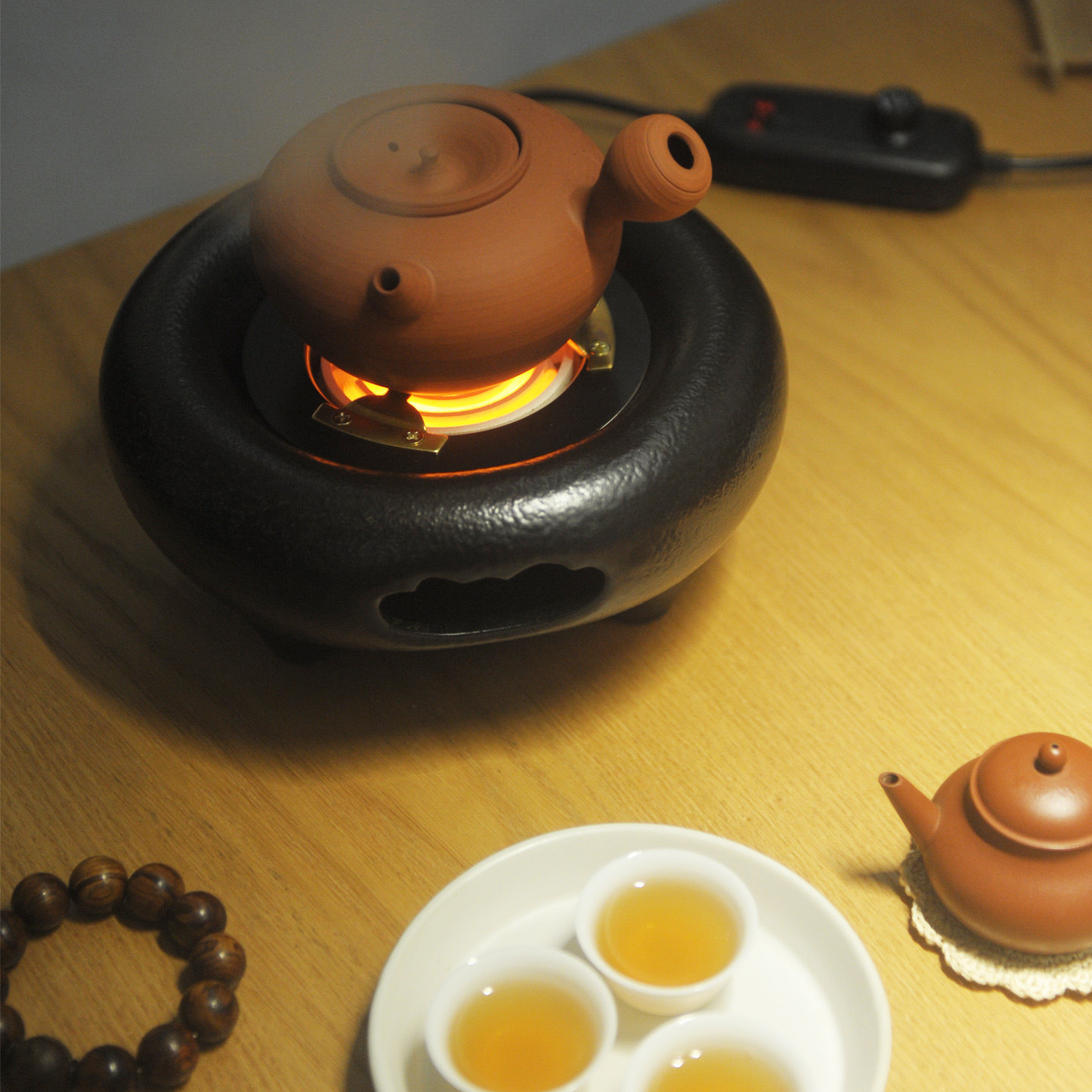 潮人茶事 釜型电热丝炉静音煮茶炉工夫茶砂铫电炉围炉电丝发热盘,淘宝优惠券,粉丝福利购,淘宝优惠卷