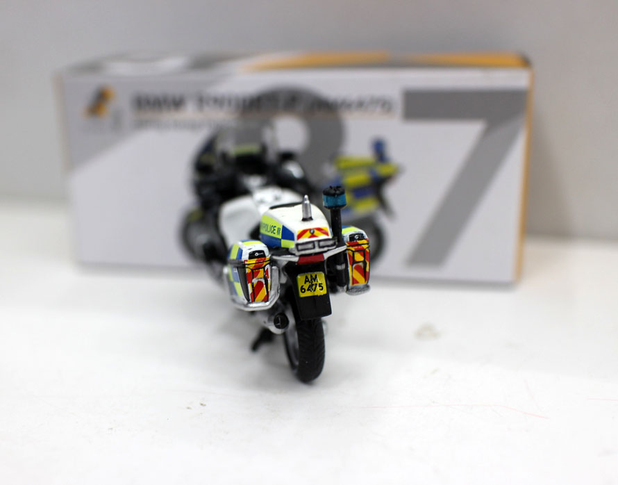 TINY 87微影玩具BMMW 宝马R900RT摩托车香港警车铁骑合金车模型 - 图1