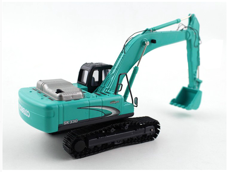 Kobelco 1/50 神刚SK330挖土机合金仿真履带式钩机挖掘机模型摆件 - 图1