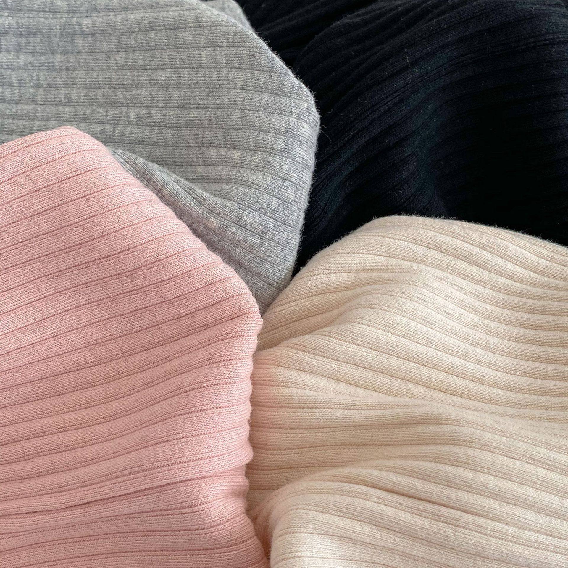 ins韩版女童宝宝喇叭裤 婴儿裤子纯色弹力坑条打底裤木耳边阔腿裤,淘宝优惠券,粉丝福利购,淘宝优惠卷