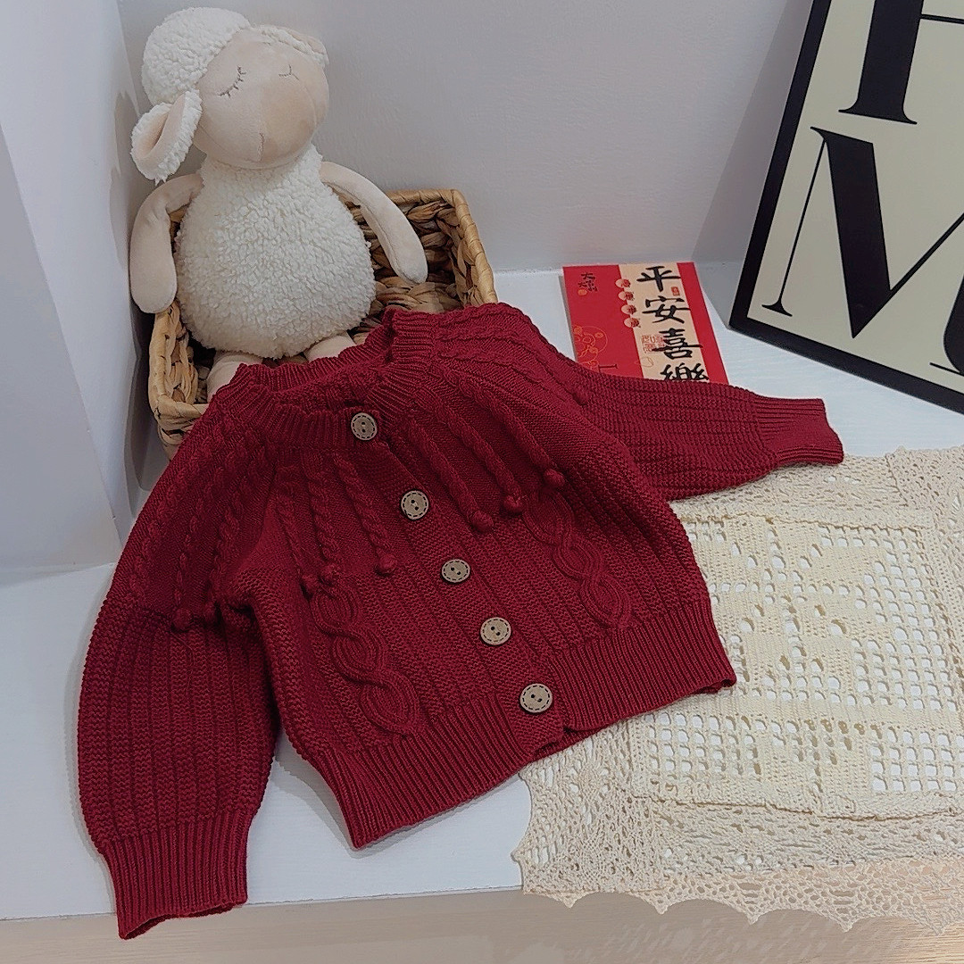 韩系婴儿开衫百天公主宝宝外套1-3周岁女童针织衫背带裤周岁套装,淘宝优惠券,粉丝福利购,淘宝优惠卷