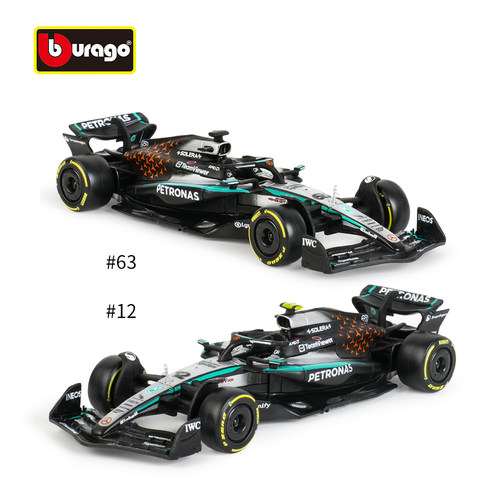 比美高1:43奔驰W16英国版(2025)F1 BRITISH GP 方程式赛车模收藏 - 图3