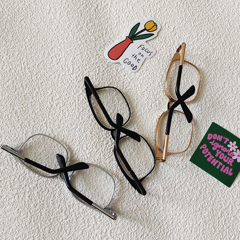 20cm超萌棉花娃娃JK妹小布金属方框宠物小猫小狗墨镜配饰动物墨镜 - 图2