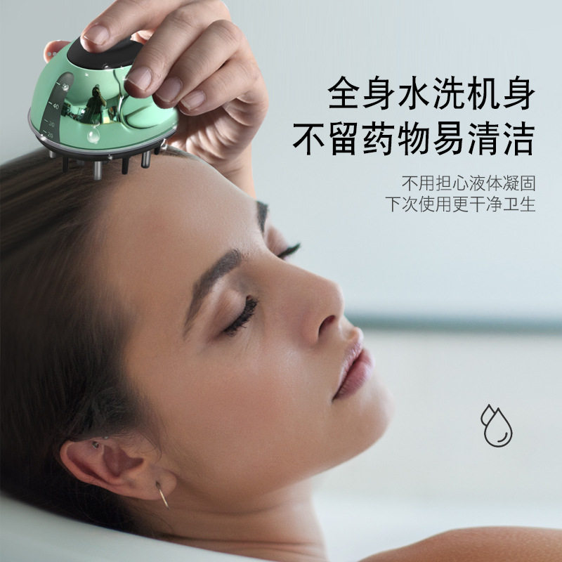手动导液梳子头皮上药器精华液按压直达发根滚珠按摩梳精油导入器,淘宝优惠券,粉丝福利购,淘宝优惠卷