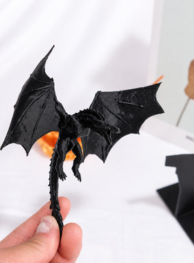 3d打印塑料摆件玩具Dragon Bookshelf Nook Light龙窝书架饰品