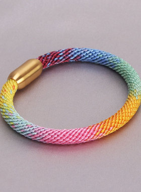 手工DIY编绳编织绳饰品手链