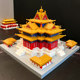 Suzhou Garden Tiananmen National Style Architecture Castle Building Blocks