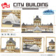 Zhegao puzzle difficult Louvre building blocks