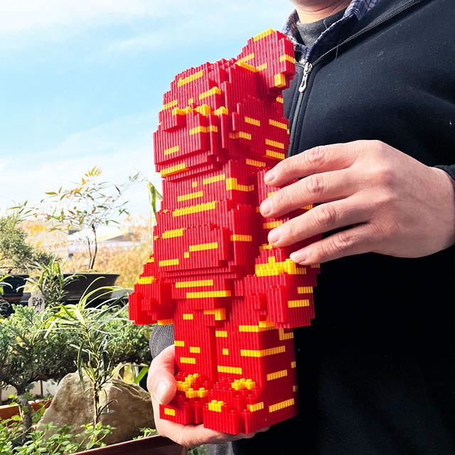 DUZ interlocking building blocks healthy plastic for 6 years old and above
