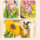Yugaopin building block toys 6 + eternal flower building blocks