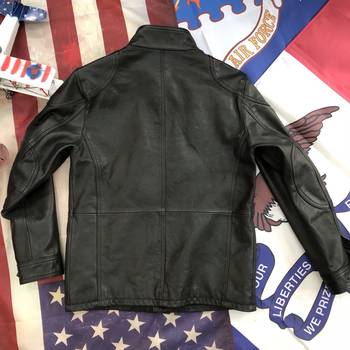 Beckham cowhide jacket ຫນັງ ຫຼາຍ ກະ ເປົ໋າ, ລົດ ຈັກ workwear jacket ຫນັງ ແບບ ທະ ຫານ, ເສື້ອ ຜ້າ ຕົວ ແບບ ຂອງ ອັງ ກິດ customizable