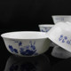 Underglaze color tableware noodle bowl Tao porcelain edge porcelain Jingdezhen