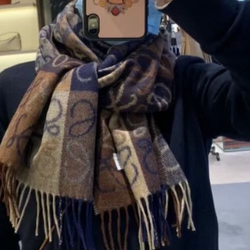 春秋冬流苏棋盘格提花羊绒围巾保暖拼色加厚女士羊羔毛小披肩围脖,淘宝优惠券,粉丝福利购,淘宝优惠卷