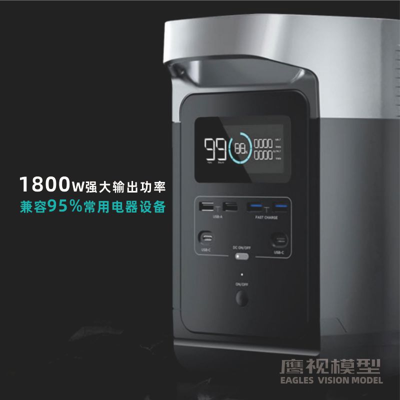 EcoFlow正浩DELTA 1300户外电源1800W/220V便携大容量移动蓄电池 - 图0