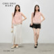 Qiushui Yiren Qianjinfeng bow ເສື້ອ chiffon ສໍາລັບແມ່ຍິງ summer