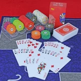 Пластиковые водонепроницаемые игральные карты из ПВХ, элитная подарочная коробка