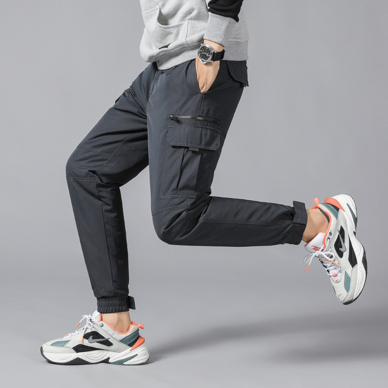 加厚工装羽绒裤男外穿拆卸内胆户外运动防寒鸭绒棉裤高腰宽松束脚,淘宝优惠券,粉丝福利购,淘宝优惠卷