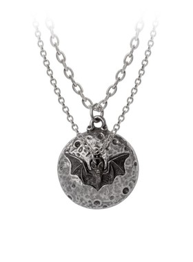 Alchemy英国A牌P977 Luna Roost月之栖暗黑哥特亚文化蝙蝠项链
