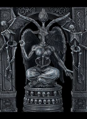 德国巴风特树脂个性骷髅摆件