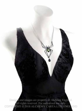 英国A牌毒液黑寡妇立体夸张项链