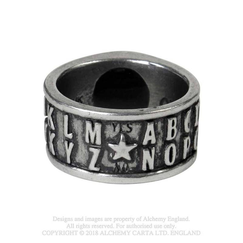 Alchemy Gothic R215 Ouija Eye之眼朋克摇滚神秘主义哥特戒指 - 图1