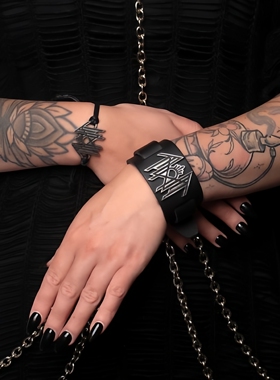 Alchemy Gothic HRWL466 SLEEP TOKEN 乐队同款绳带式腕带