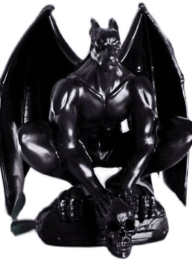 KILLSTAR哥特怪兽骷髅滴水摆件