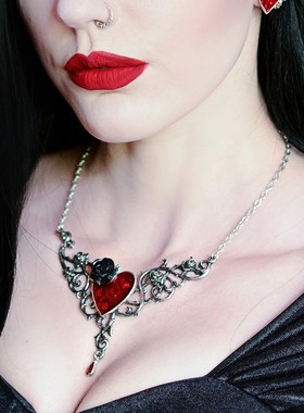 alchemy玫瑰心复古宫廷风项链