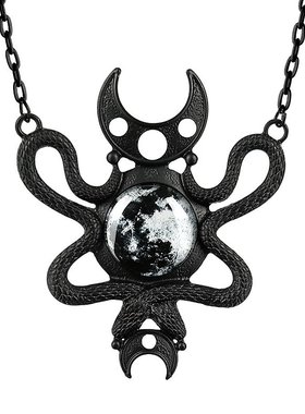 RESTYLE暗黑灵蛇朋克风项链