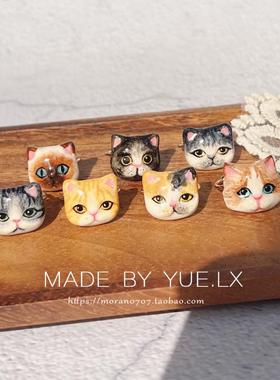 猫咪戒指可爱少女风女纯手作
