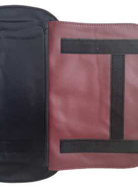 按摩椅小枕头 魔术贴毛面和刺面二种 红色