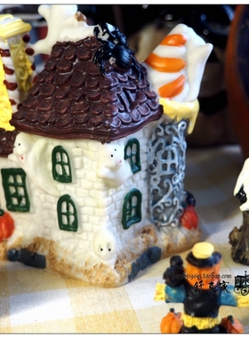 树脂装饰万圣节书房摆件