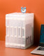 A4 file storage box transparent certificate sorting box Mimu
