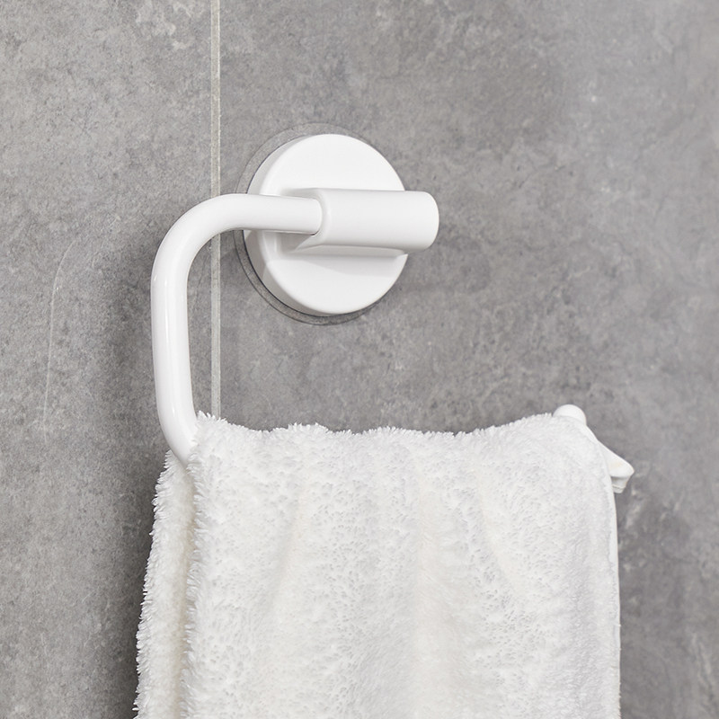 壁挂卷纸巾架厕所卫生间卷纸置物架日式免打孔可拆卸抹布毛巾挂环,淘宝优惠券,粉丝福利购,淘宝优惠卷