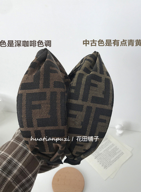 宽边复古洋气高级轻奢头箍发卡