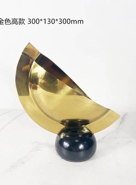 不锈钢果盘北欧客厅摆件