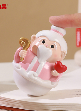 吉祥稳稳不倒翁摆件办公室桌面解压情绪稳定装饰祝福朋友生日礼物