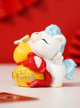 马年神马都有摆件马上有钱礼物