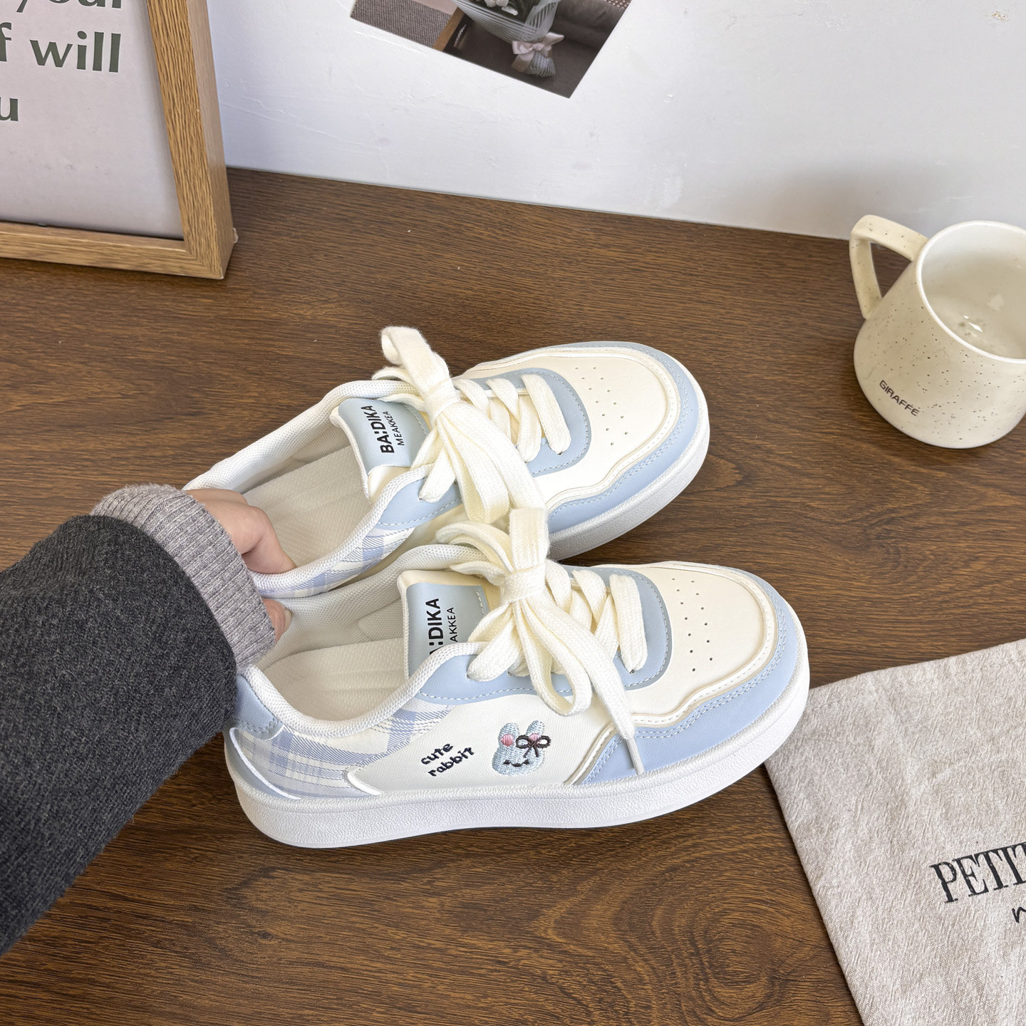 休闲百搭板鞋女2026春季原创新款韩版厚底小香风学生小白鞋子,淘宝优惠券,粉丝福利购,淘宝优惠卷